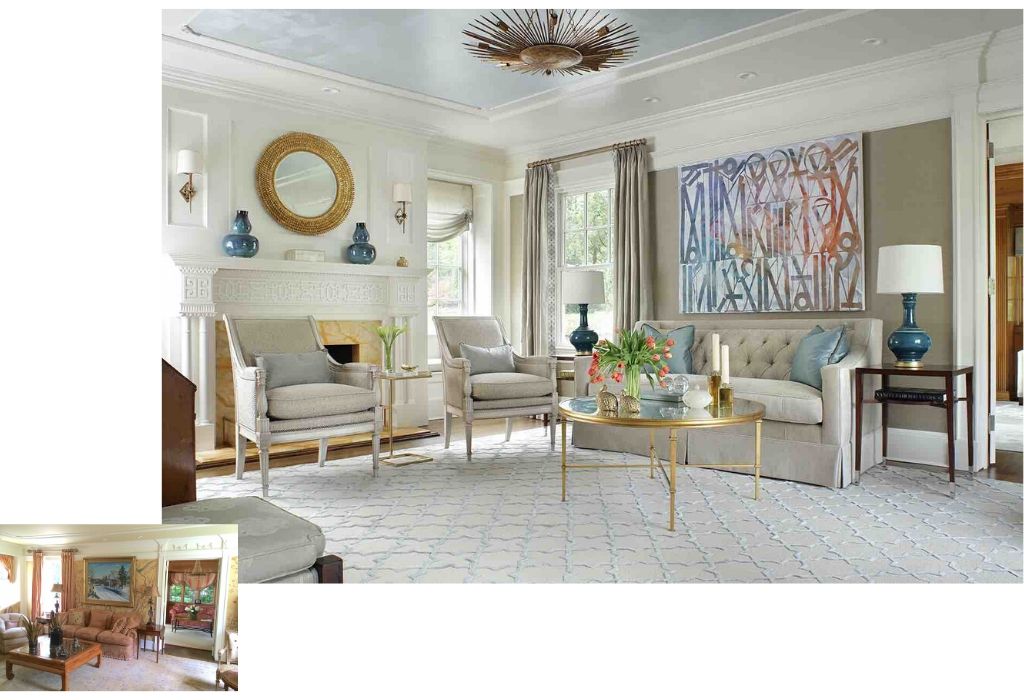 Before & After - Living Room Interior Design