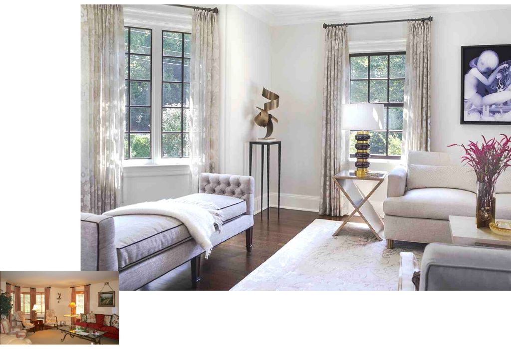 Before & After - Living Room Interior Design