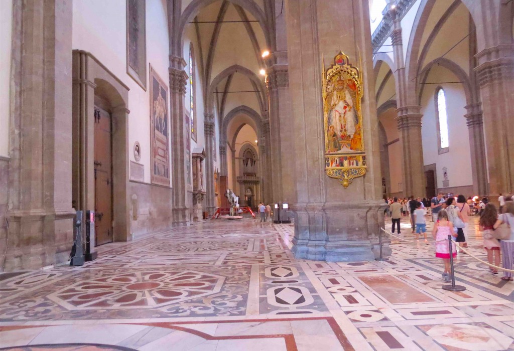 Florence, Duomo - Flooring and archways